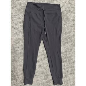 Spyder Active Leggings Womens Small Black Stretch Athletic Jogger Pants Pockets
